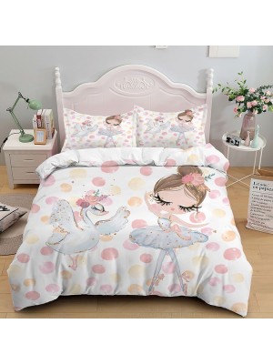 Frozen Letto Copri Piumone Ballerina Federa Duvet Cover Ballet Bed Set 945002G